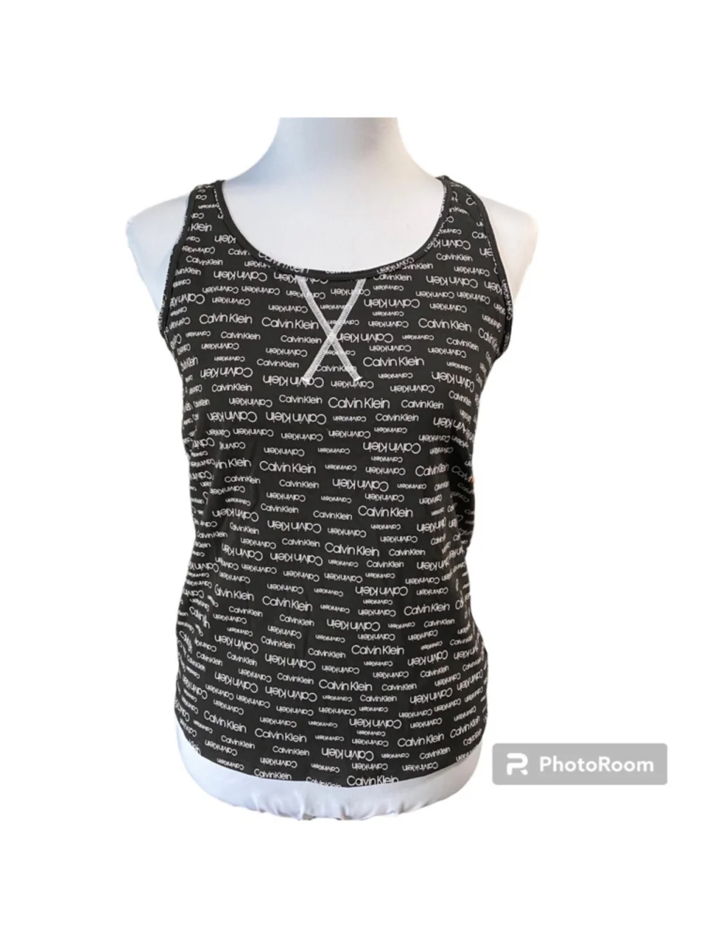Calvin Klein sleepwear tank top black white size small NWT - Picture 8 of 8